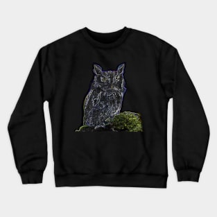 Owl Electric Silhouette 02 Crewneck Sweatshirt